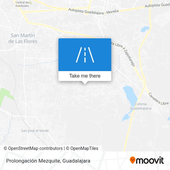 Mapa de Prolongación Mezquite