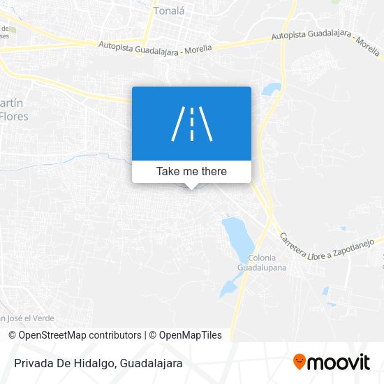 Privada De Hidalgo map
