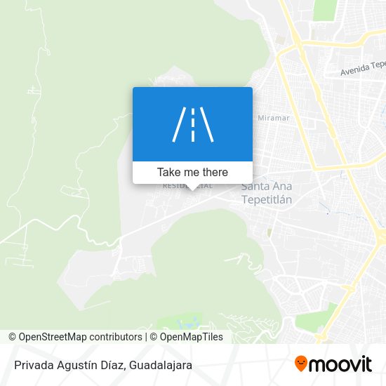 Privada Agustín Díaz map