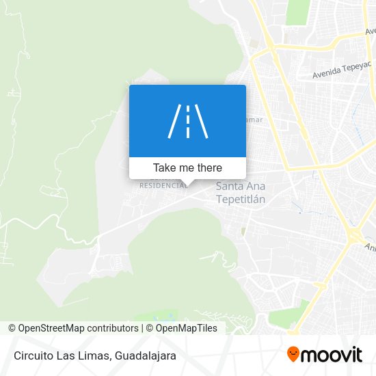 Mapa de Circuito Las Limas