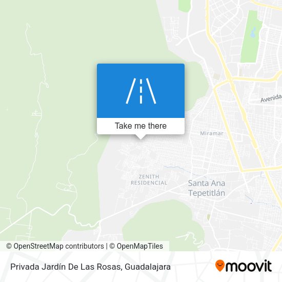 Privada Jardín De Las Rosas map
