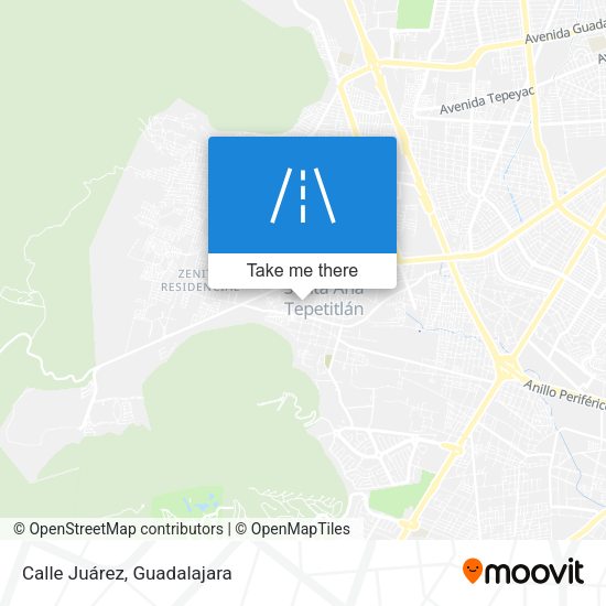 Mapa de Calle Juárez