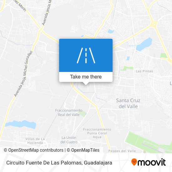 Circuito Fuente De Las Palomas map
