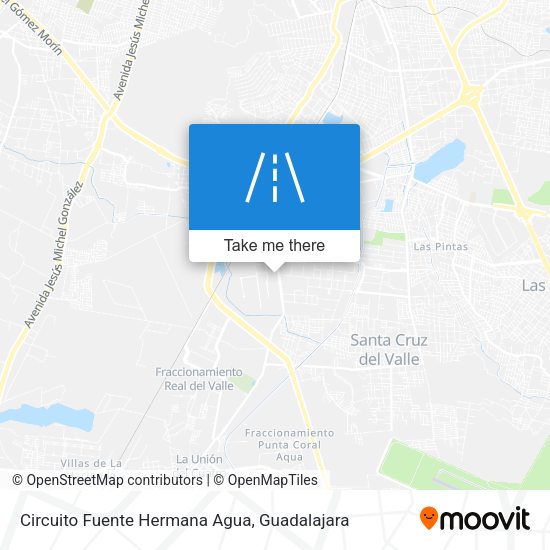 Circuito Fuente Hermana Agua map