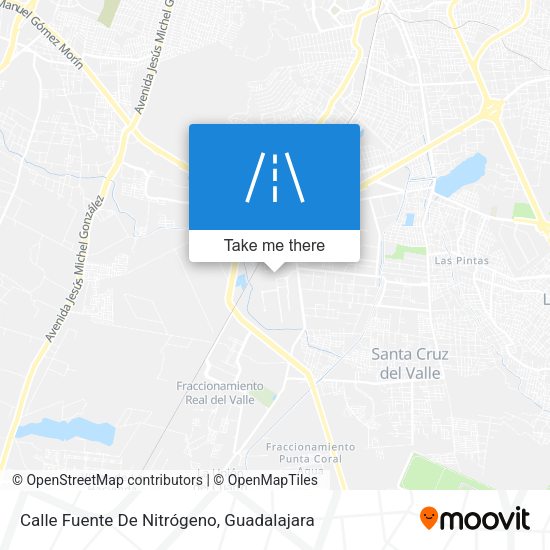 Calle Fuente De Nitrógeno map