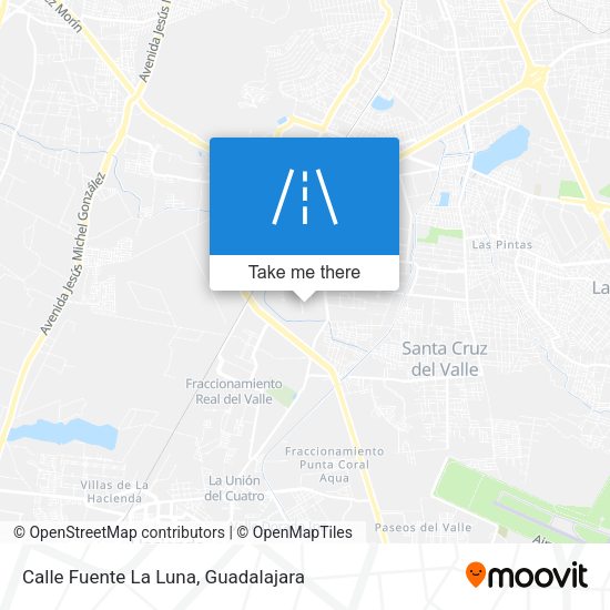 Calle Fuente La Luna map