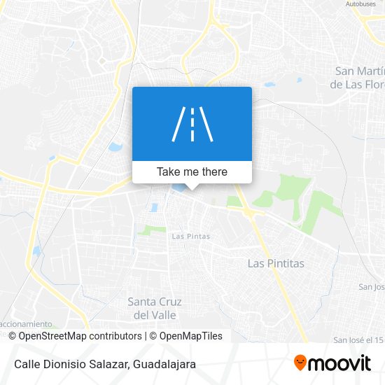 Calle Dionisio Salazar map