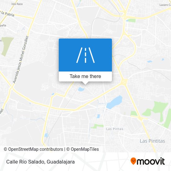 Mapa de Calle Río Salado