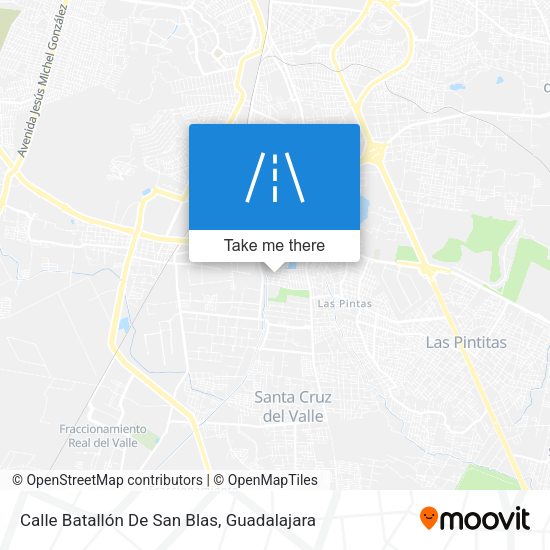 Calle Batallón De San Blas map