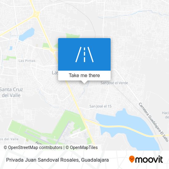 Privada Juan Sandoval Rosales map