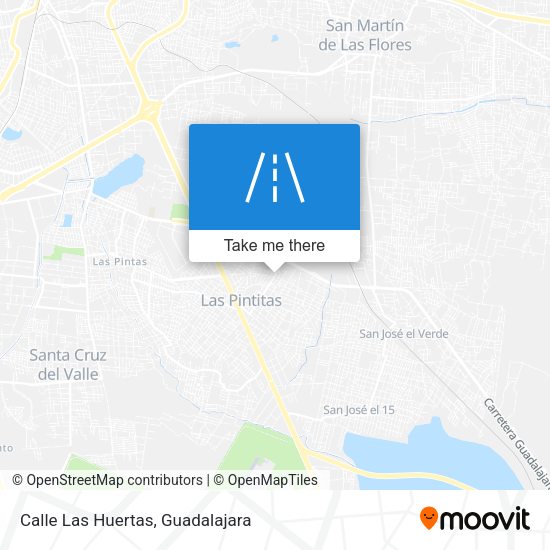 Calle Las Huertas map