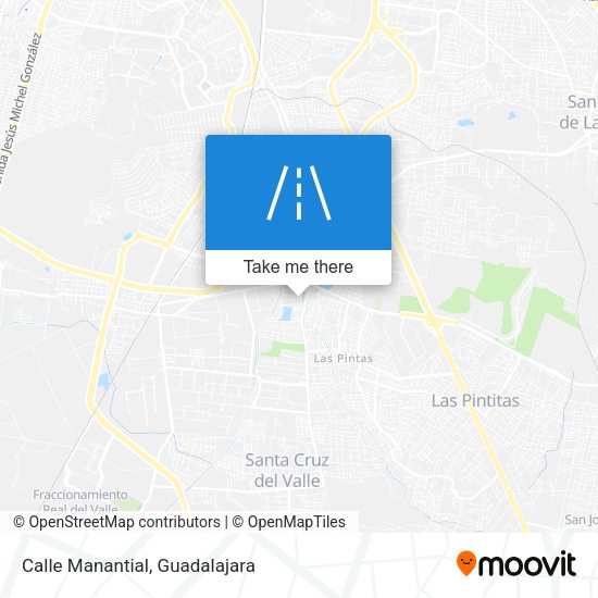 Mapa de Calle Manantial
