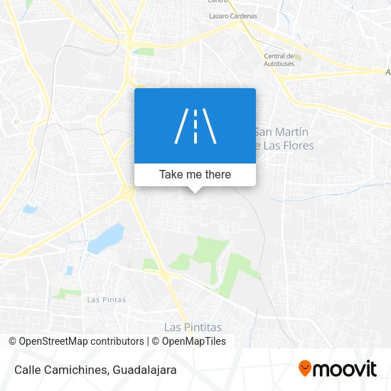 Mapa de Calle Camichines