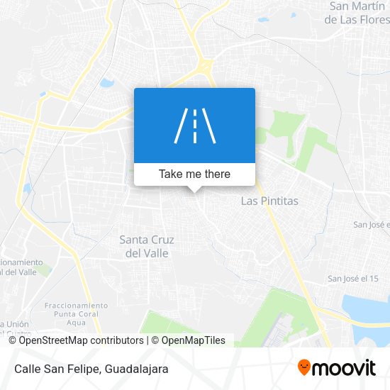 Mapa de Calle San Felipe