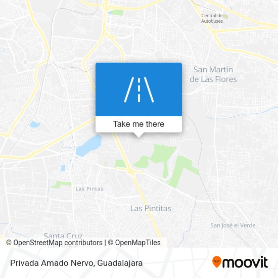 Mapa de Privada Amado Nervo