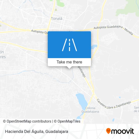 Mapa de Hacienda Del Águila