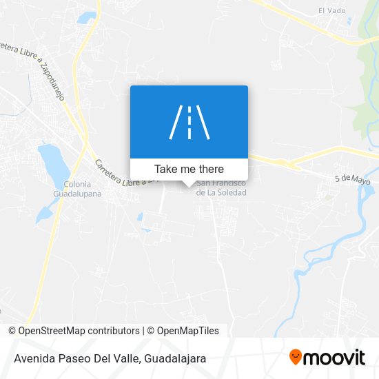 Avenida Paseo Del Valle map