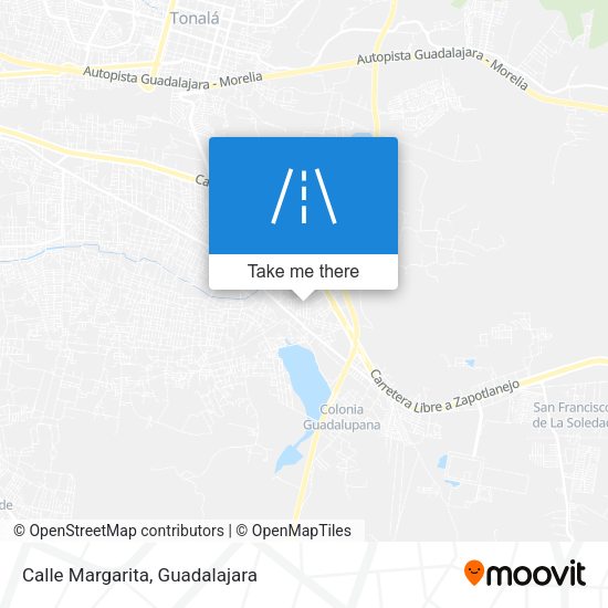 Mapa de Calle Margarita