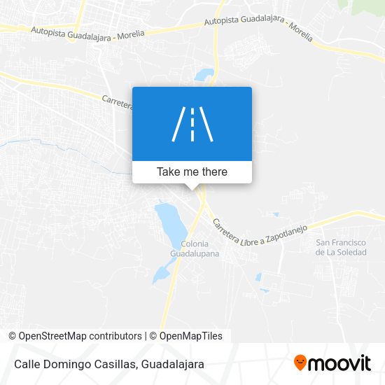 Mapa de Calle Domingo Casillas