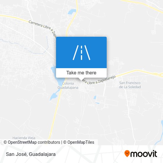 Mapa de San José