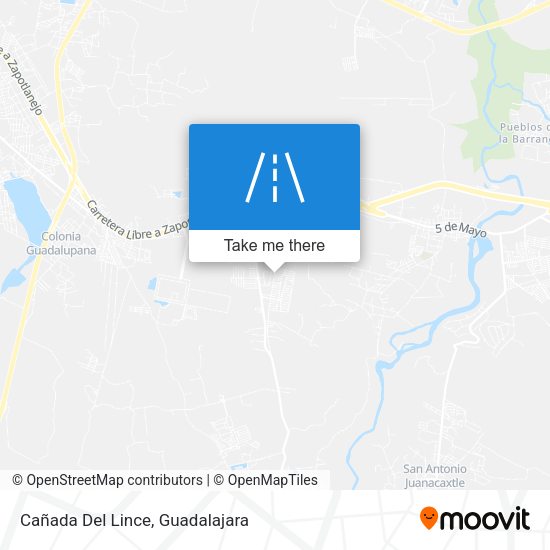Mapa de Cañada Del Lince