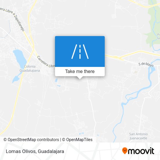 Mapa de Lomas Olivos