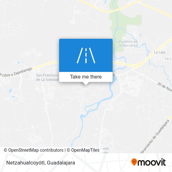 Netzahualcoyótl map