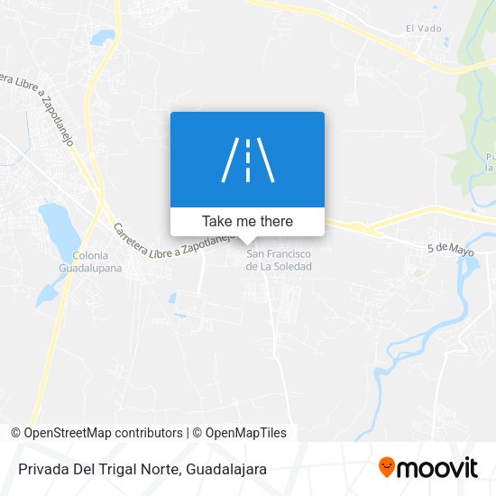 Privada Del Trigal Norte map