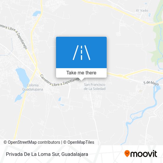 Privada De La Loma Sur map