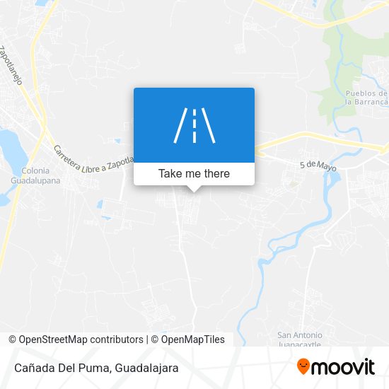 Mapa de Cañada Del Puma