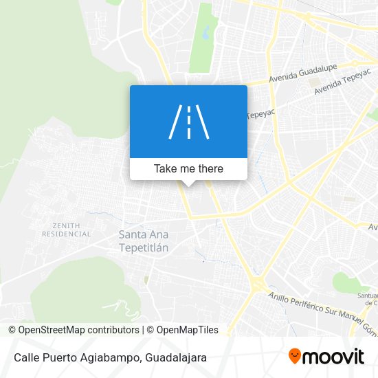 Calle Puerto Agiabampo map