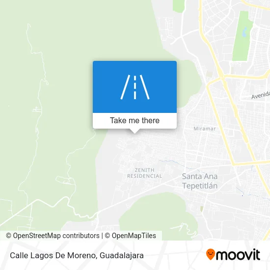 Calle Lagos De Moreno map