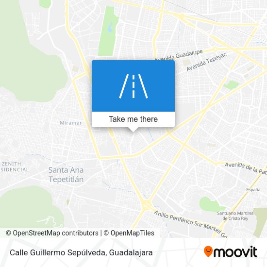 Calle Guillermo Sepúlveda map