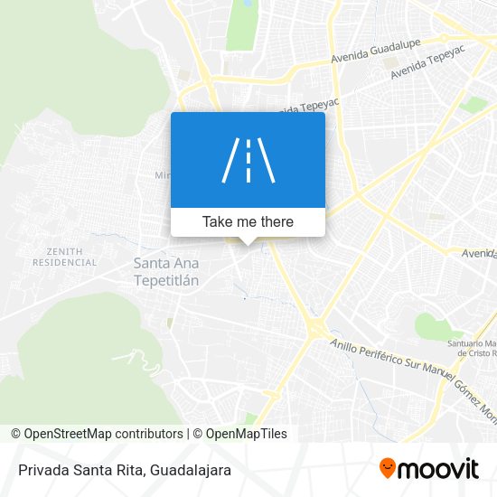 Privada Santa Rita map