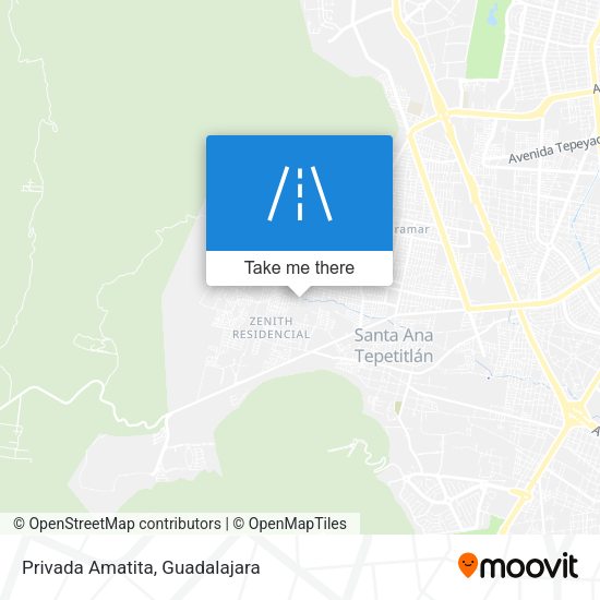 Mapa de Privada Amatita