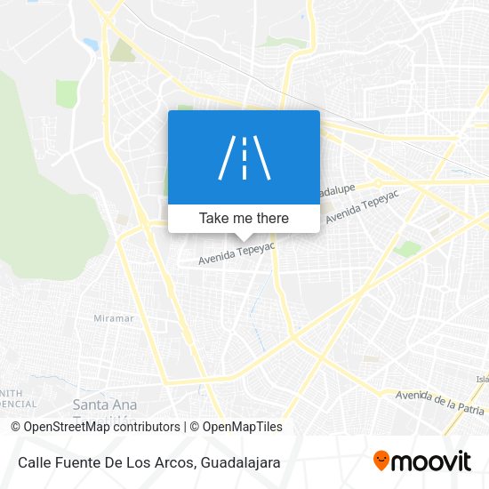 Mapa de Calle Fuente De Los Arcos