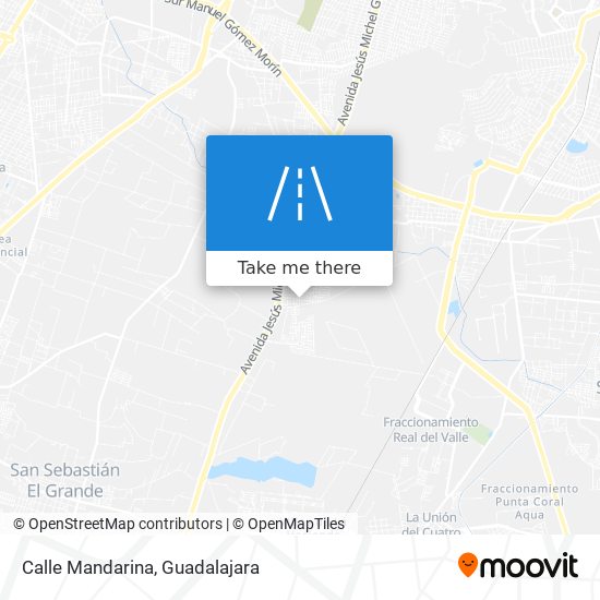 Calle Mandarina map