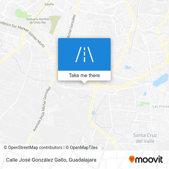 Calle José González Gallo map