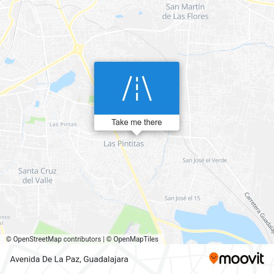 Avenida De La Paz map