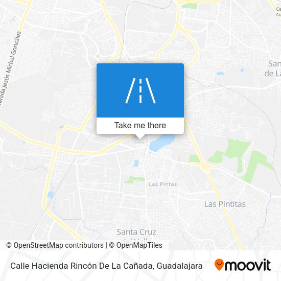 Mapa de Calle Hacienda Rincón De La Cañada