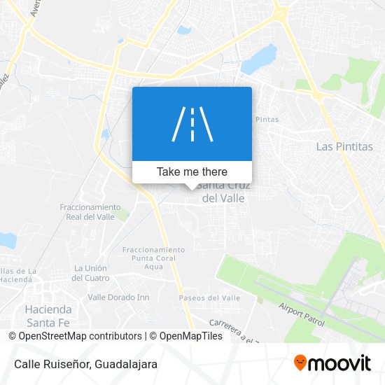 Mapa de Calle Ruiseñor