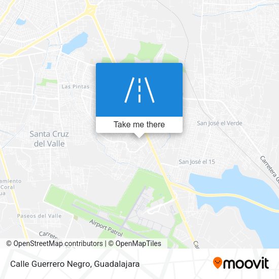 Mapa de Calle Guerrero Negro