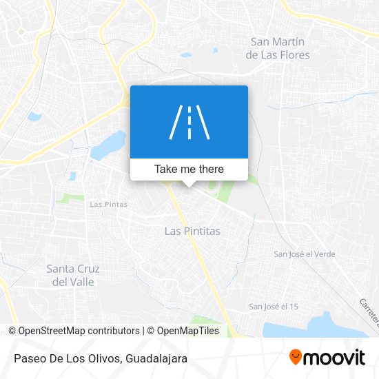 Paseo De Los Olivos map