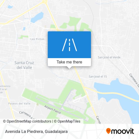 Avenida La Piedrera map