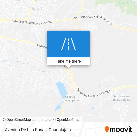 Avenida De Las Rosas map