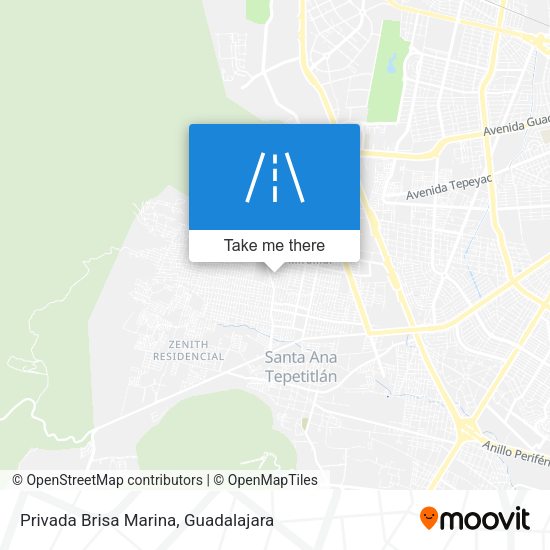 Privada Brisa Marina map