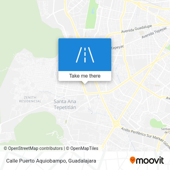 Calle Puerto Aquiobampo map
