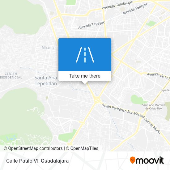 Mapa de Calle Paulo VI