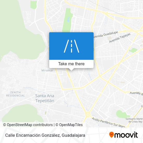 Calle Encarnación González map