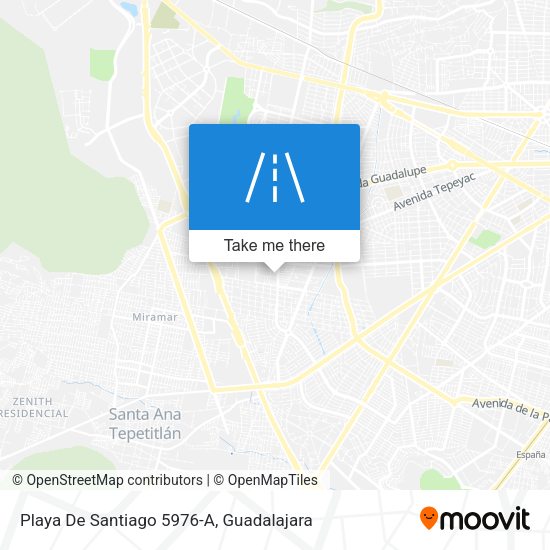 Playa De Santiago 5976-A map